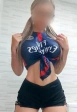 Jovencita rubia Universitaria